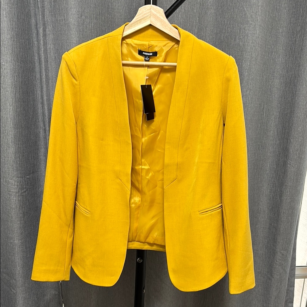 Bright Yellow Blazer